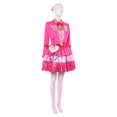Cosplay Costume Pink Hearts Descendants: Wicked Wonderland(2026) Film Cosplay Tenue Rose Femme