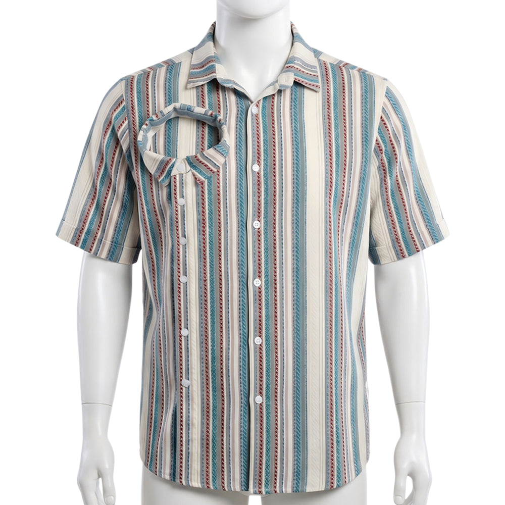 Cosplay Costume Pirate Clark Backrooms(2026) Film Cosplay Chemise Verte Homme Ver.2