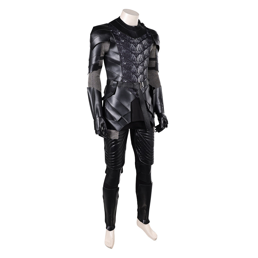 Cosplay Costume Prince Aemond Targaryen House of the Dragon 3(2026) TV Cosplay Tenue Noire Homme