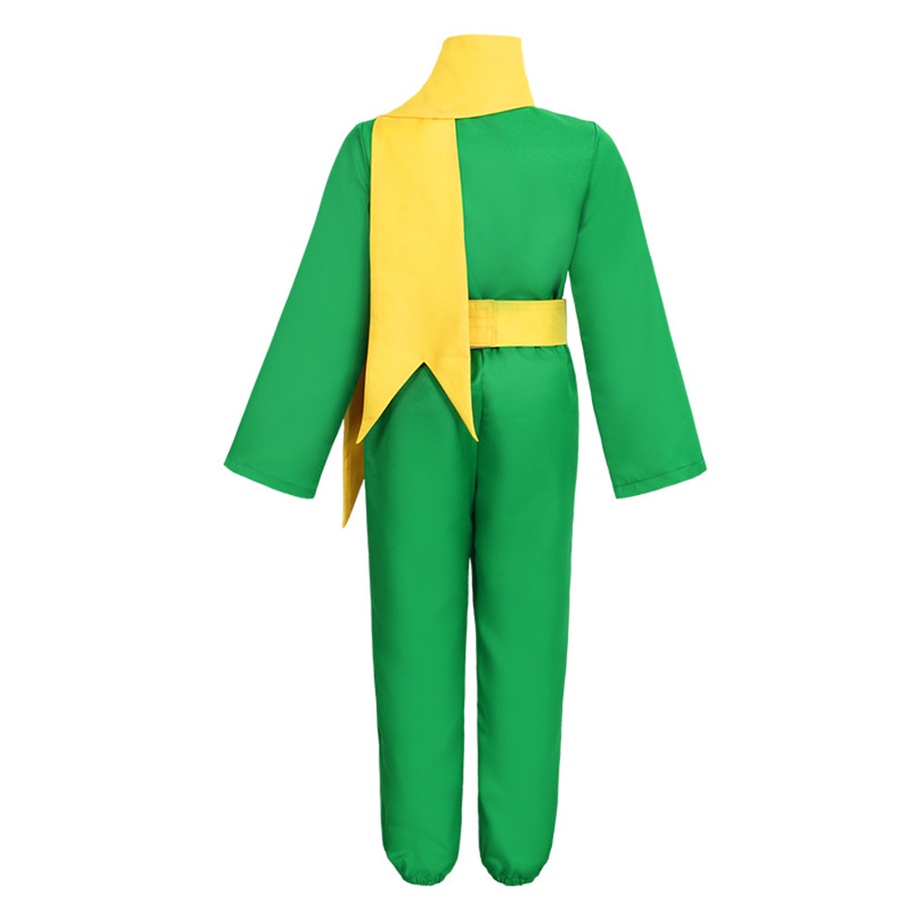 Cosplay Costume Prince Le Petit Prince Film Cosplay Tenue Verte Enfant
