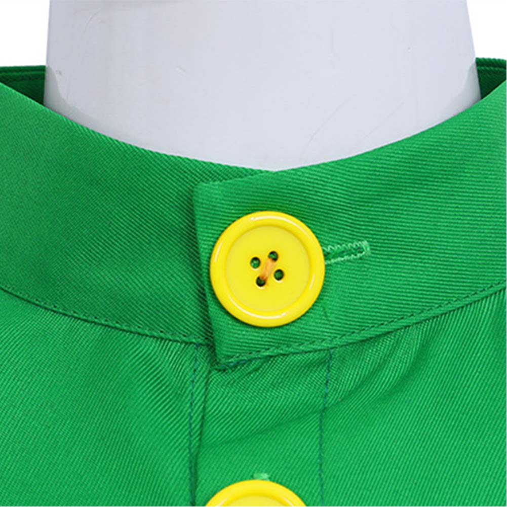 Cosplay Costume Prince Le Petit Prince Film Cosplay Tenue Verte Enfant