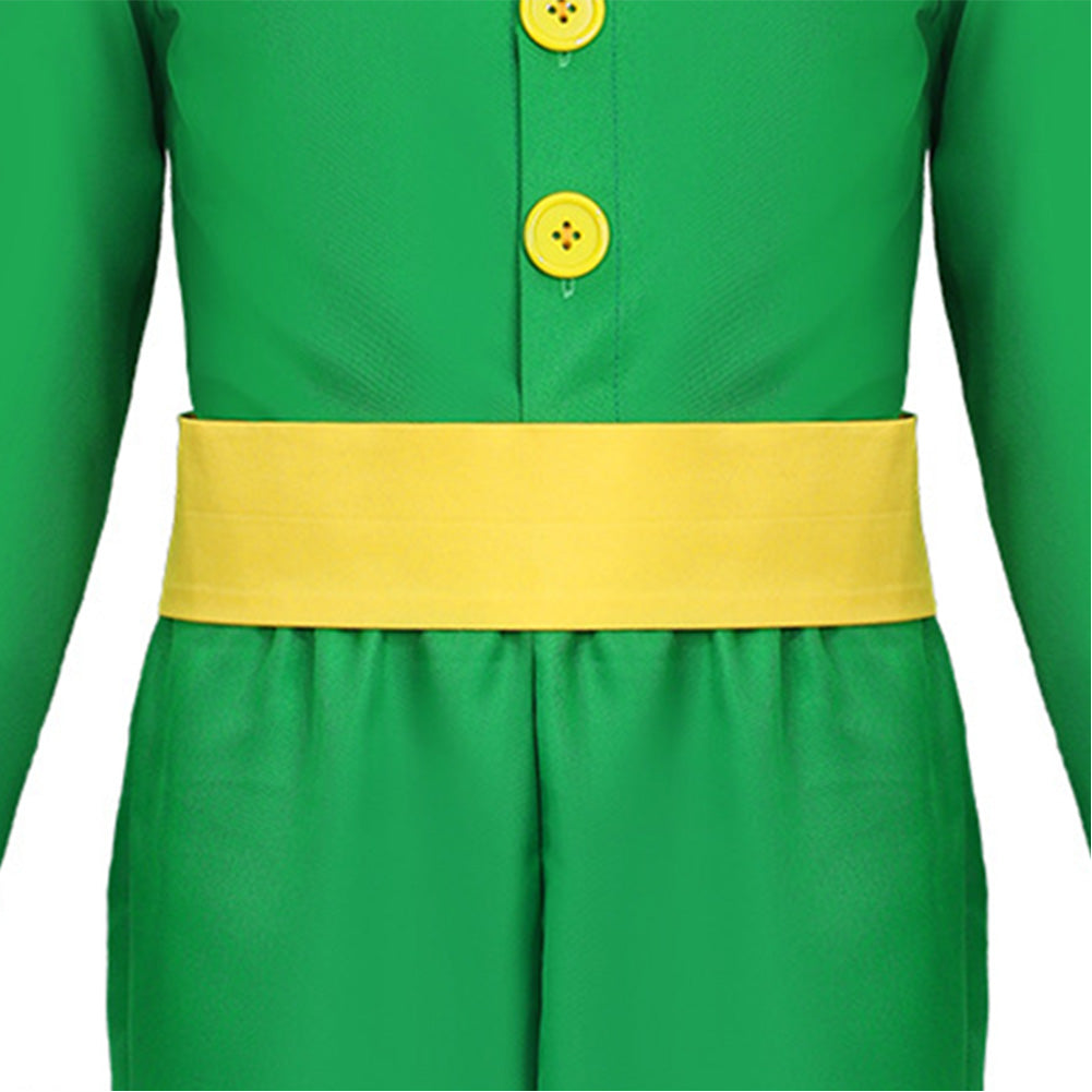 Cosplay Costume Prince Le Petit Prince Film Cosplay Tenue Verte Enfant