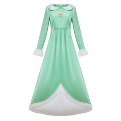 Cosplay Costume Princess Daisy The Super Mario Galaxy Movie(2026) Film Cosplay Robe Verte Femme