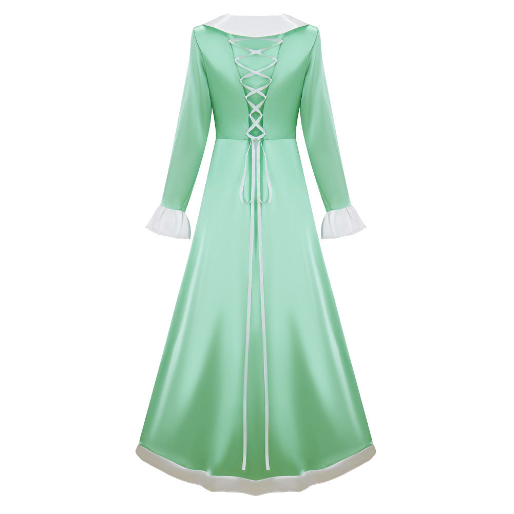 Cosplay Costume Princess Daisy The Super Mario Galaxy Movie(2026) Film Cosplay Robe Verte Femme