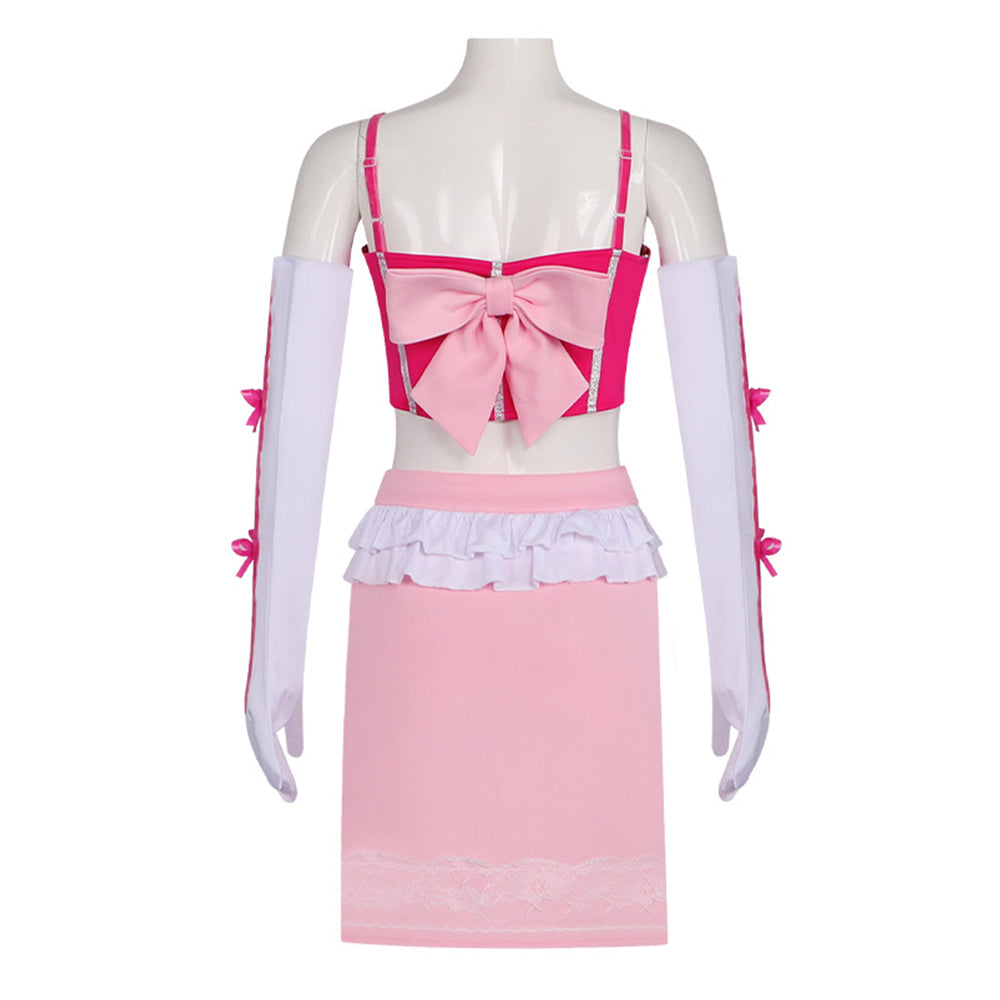 Cosplay Costume Princess Peach Super Mario Jeu Cosplay Tenue Rose Femme