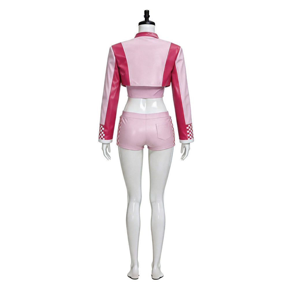 Cosplay Costume Princess Peach The Super Mario Bros. Movie Film Cosplay Tenue Rose Femme