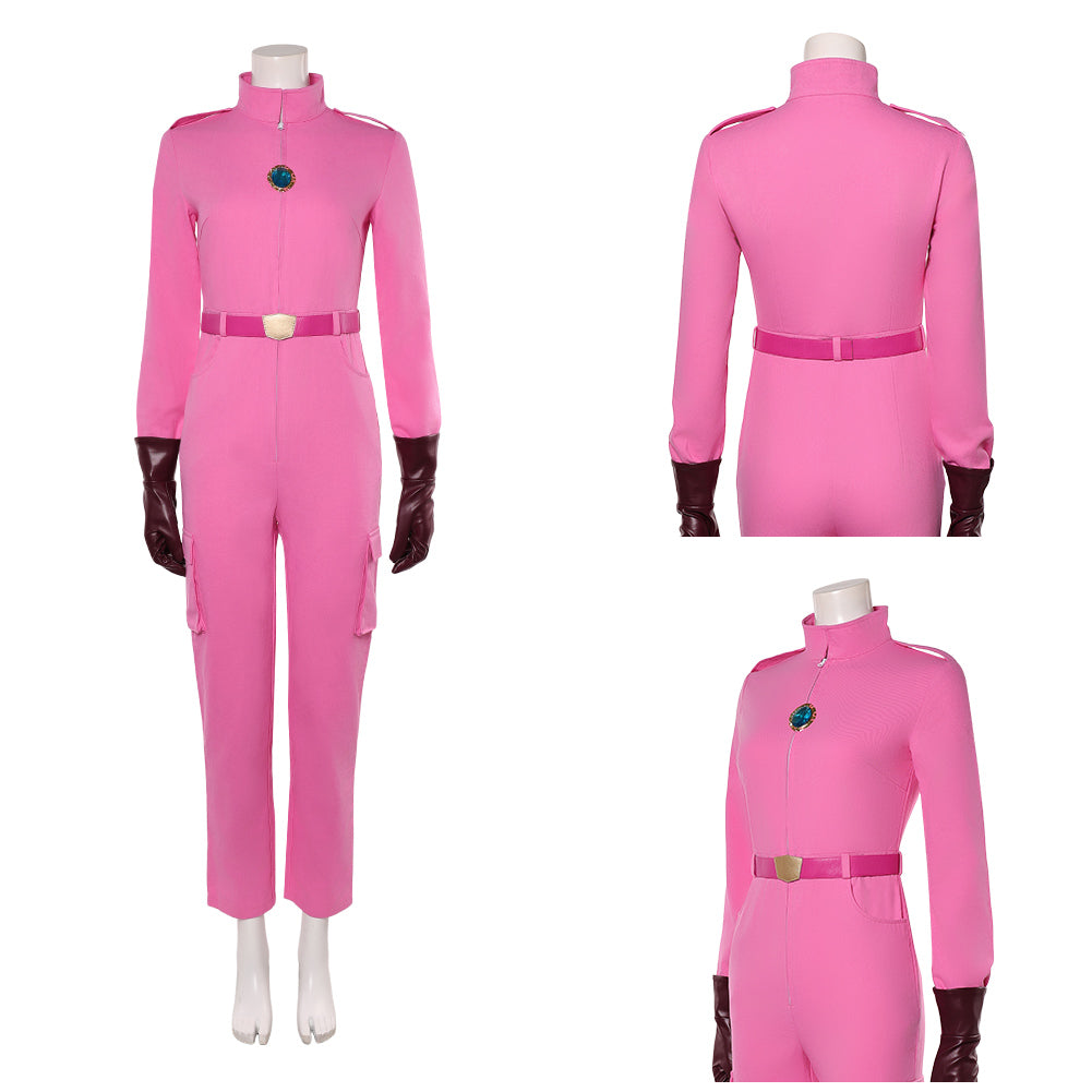 Cosplay Costume Princess Peach The Super Mario Galaxy Movie(2026) Film Cosplay Combinaison Rose Femme