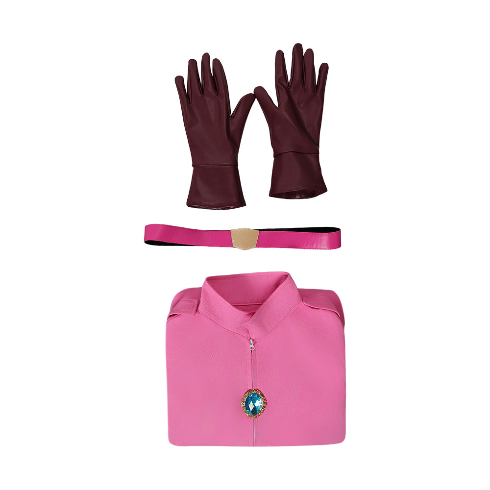 Cosplay Costume Princess Peach The Super Mario Galaxy Movie(2026) Film Cosplay Combinaison Rose Femme