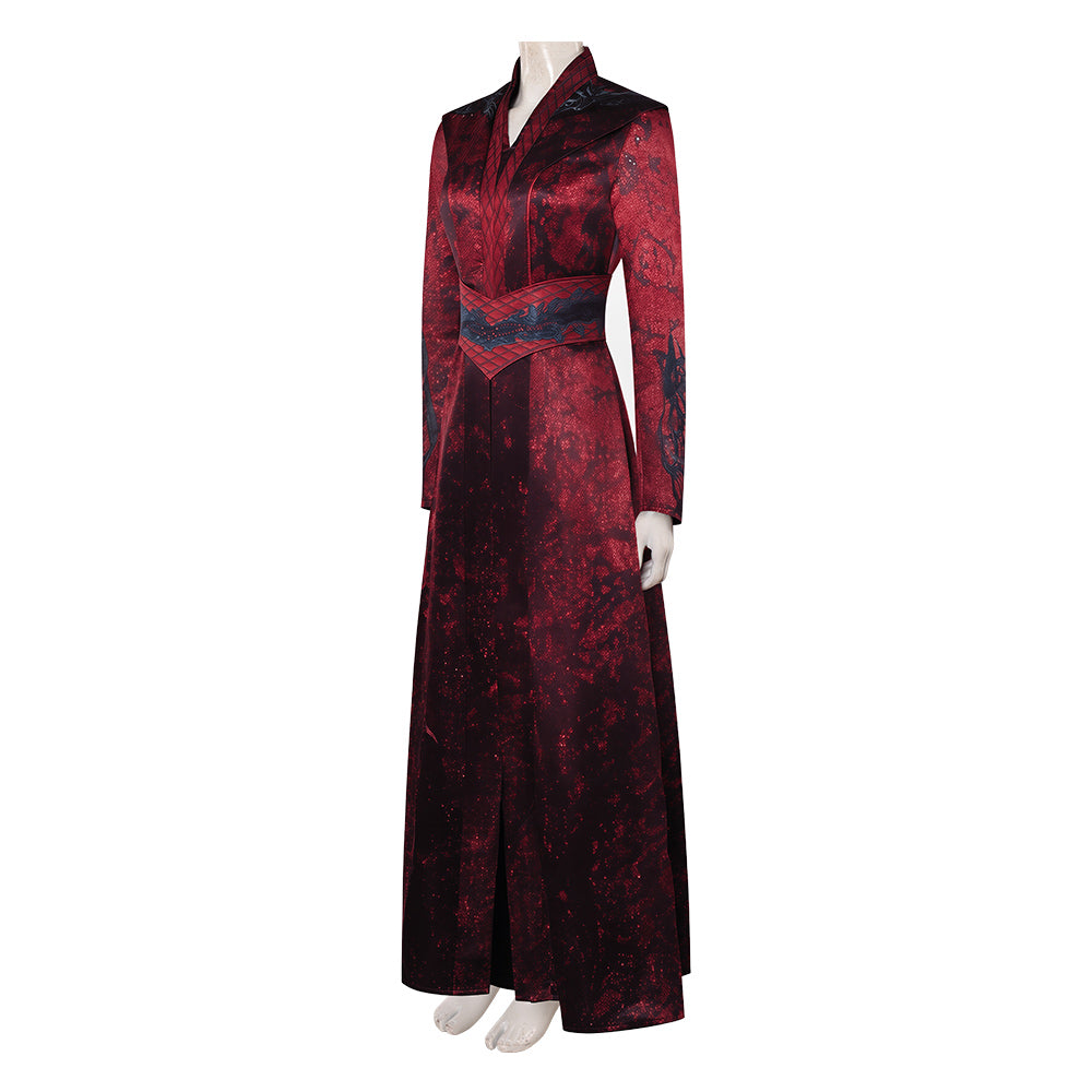 Cosplay Costume Princess Rhaenyra Targaryen House of the Dragon 3(2026) TV Cosplay Robe Rouge Femme