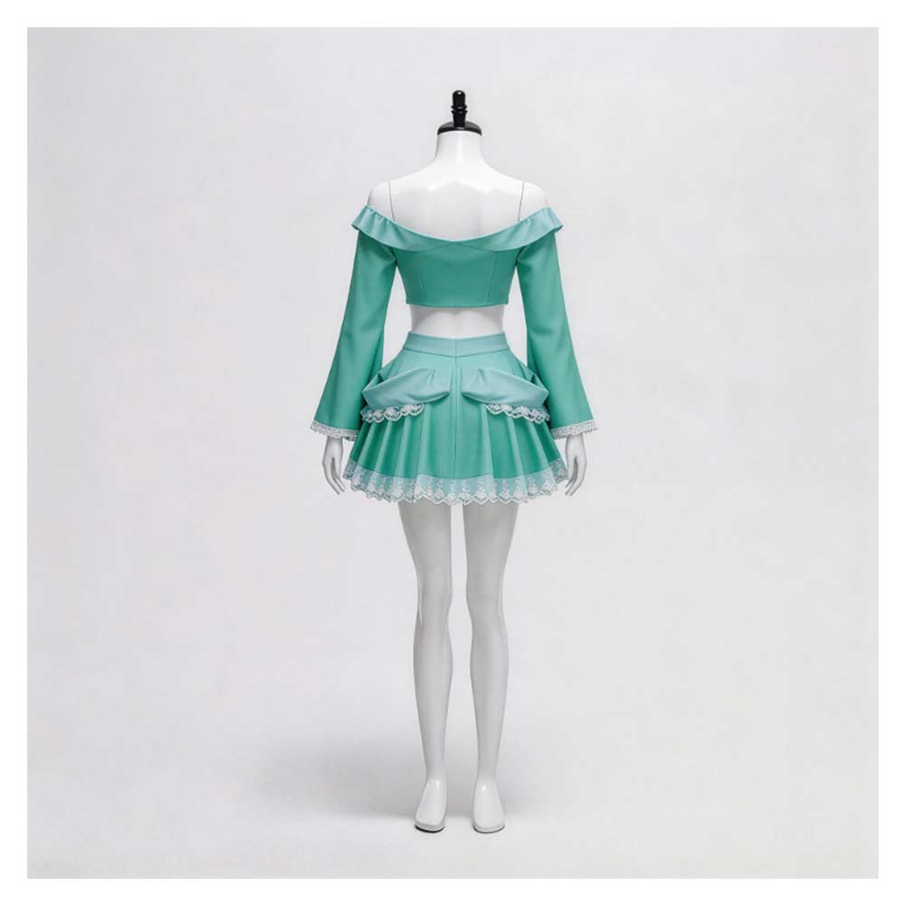 Cosplay Costume Princess Rosalina The Super Mario Galaxy Movie(2026) Film Cosplay Maillot de Bain Bleu Femme