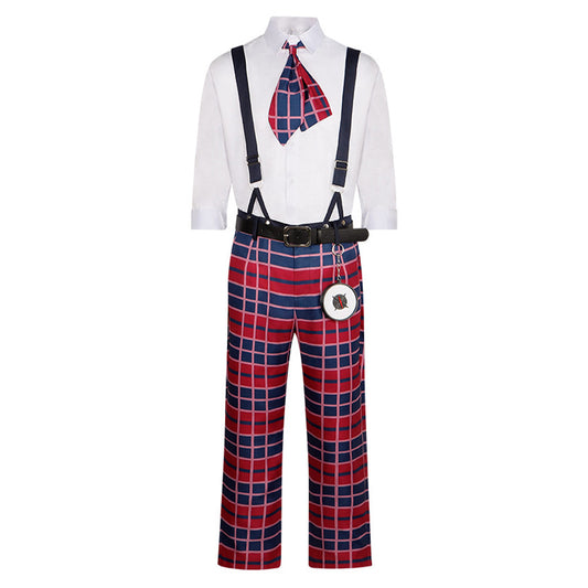 Cosplay Costume Prospector Dentity5 Jeu Cosplay Tenue Rouge Homme