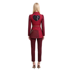 Cosplay Costume Red Descendants: Wicked Wonderland(2026) Film Cosplay Tenue Rouge Adulte & Enfant