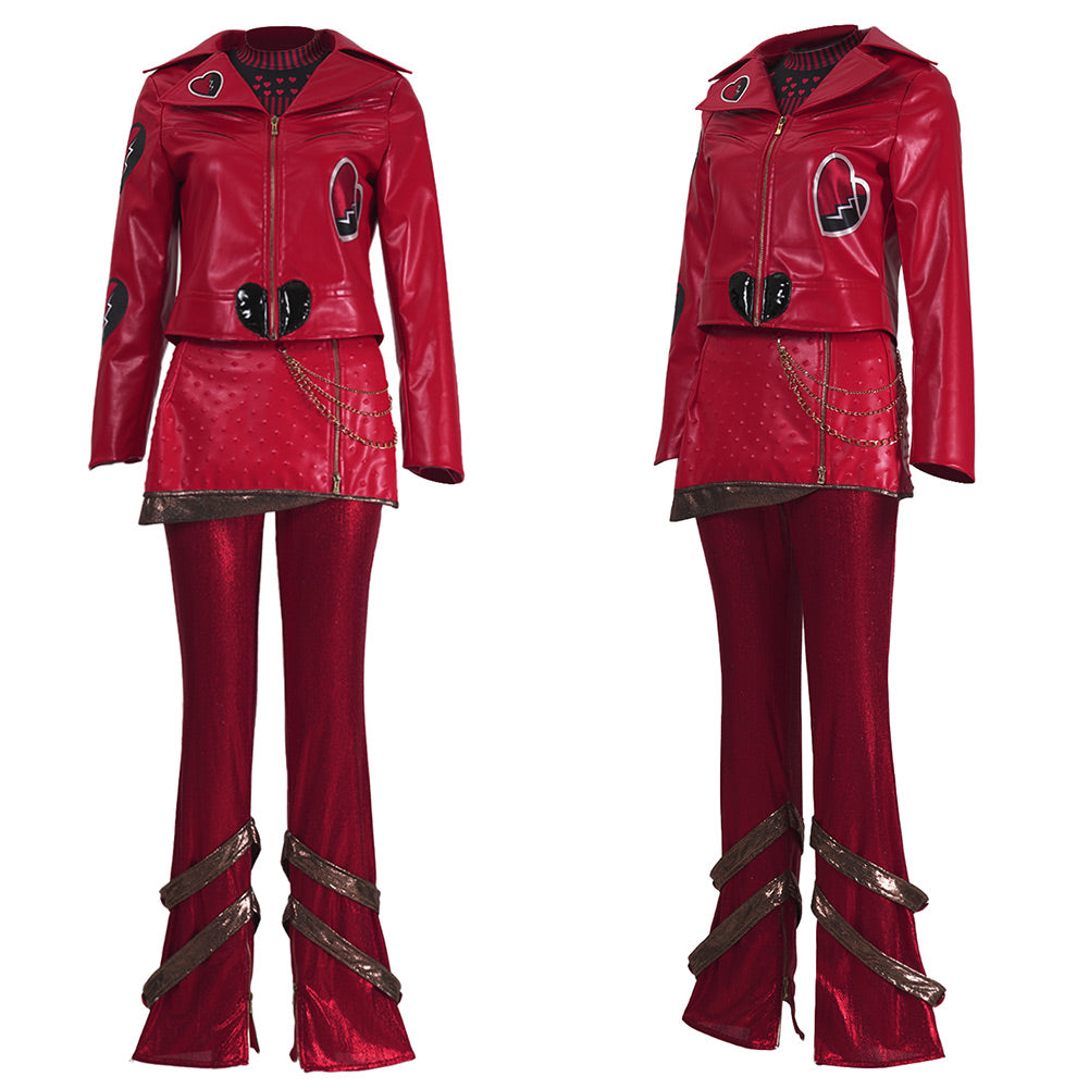 Cosplay Costume Red Descendants: Wicked Wonderland(2026) Film Cosplay Tenue Rouge Femme