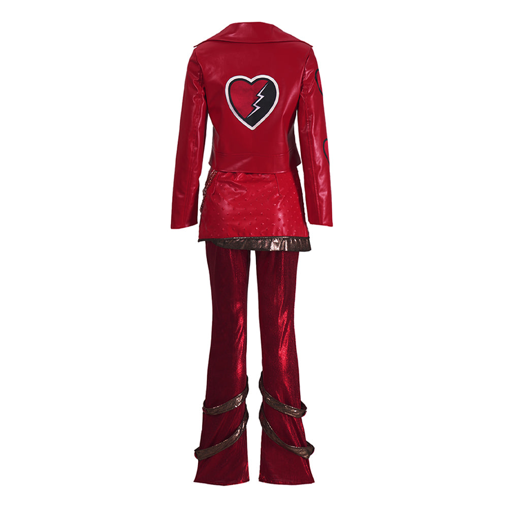 Cosplay Costume Red Descendants: Wicked Wonderland(2026) Film Cosplay Tenue Rouge Femme