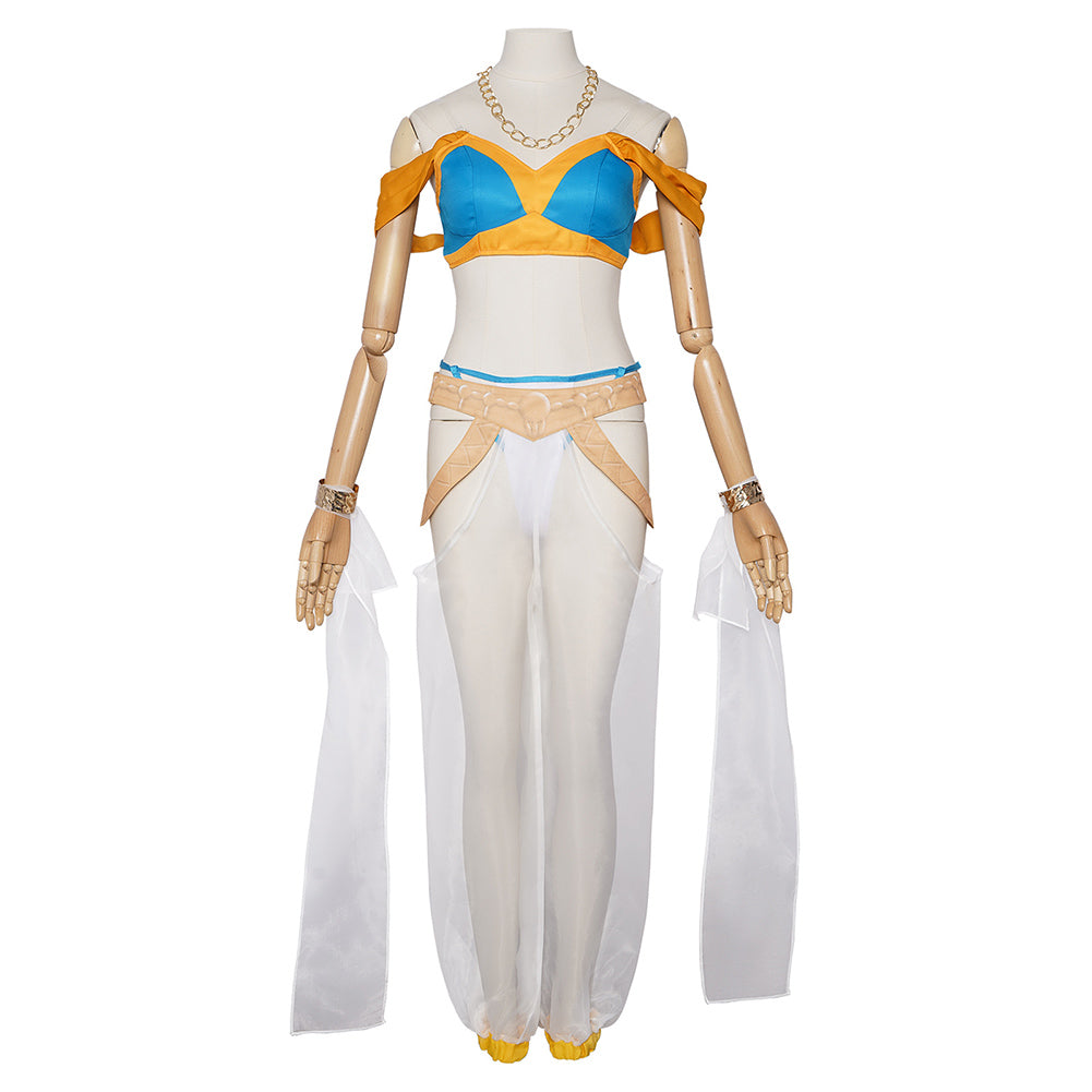 Cosplay Costume Rem Re Zero Saison 4 The Stars that Inscry the Present(2026) Anime Cosplay Tenue Bleue et Blanche Femme