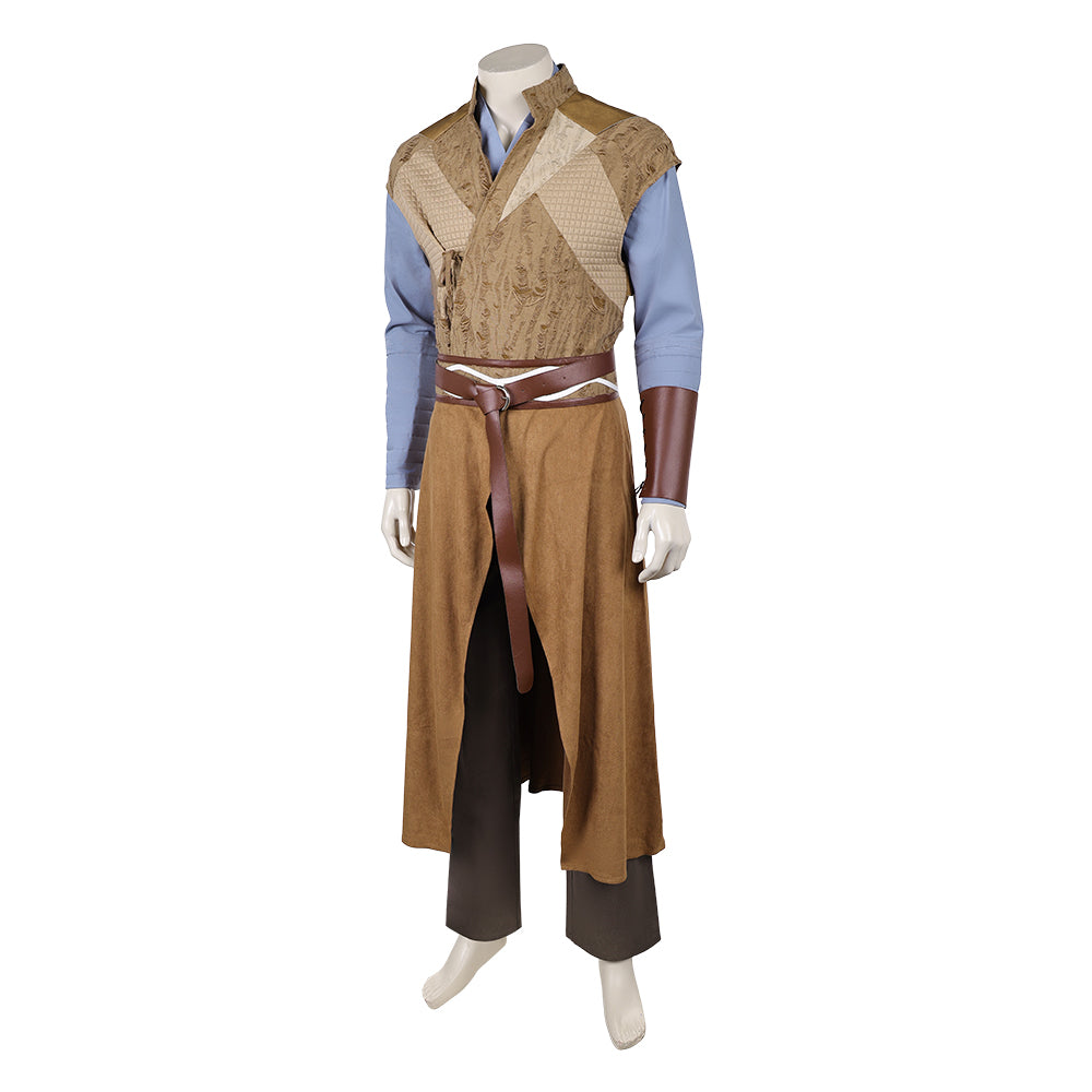Cosplay Costume Robin Hood On l’appelait Robin des Bois(2026) Film Cosplay Tenue Marron et Bleue Homme