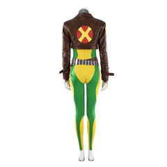 Cosplay Costume Rogue Jeu Cosplay Combinaison Verte et Jaune Femme