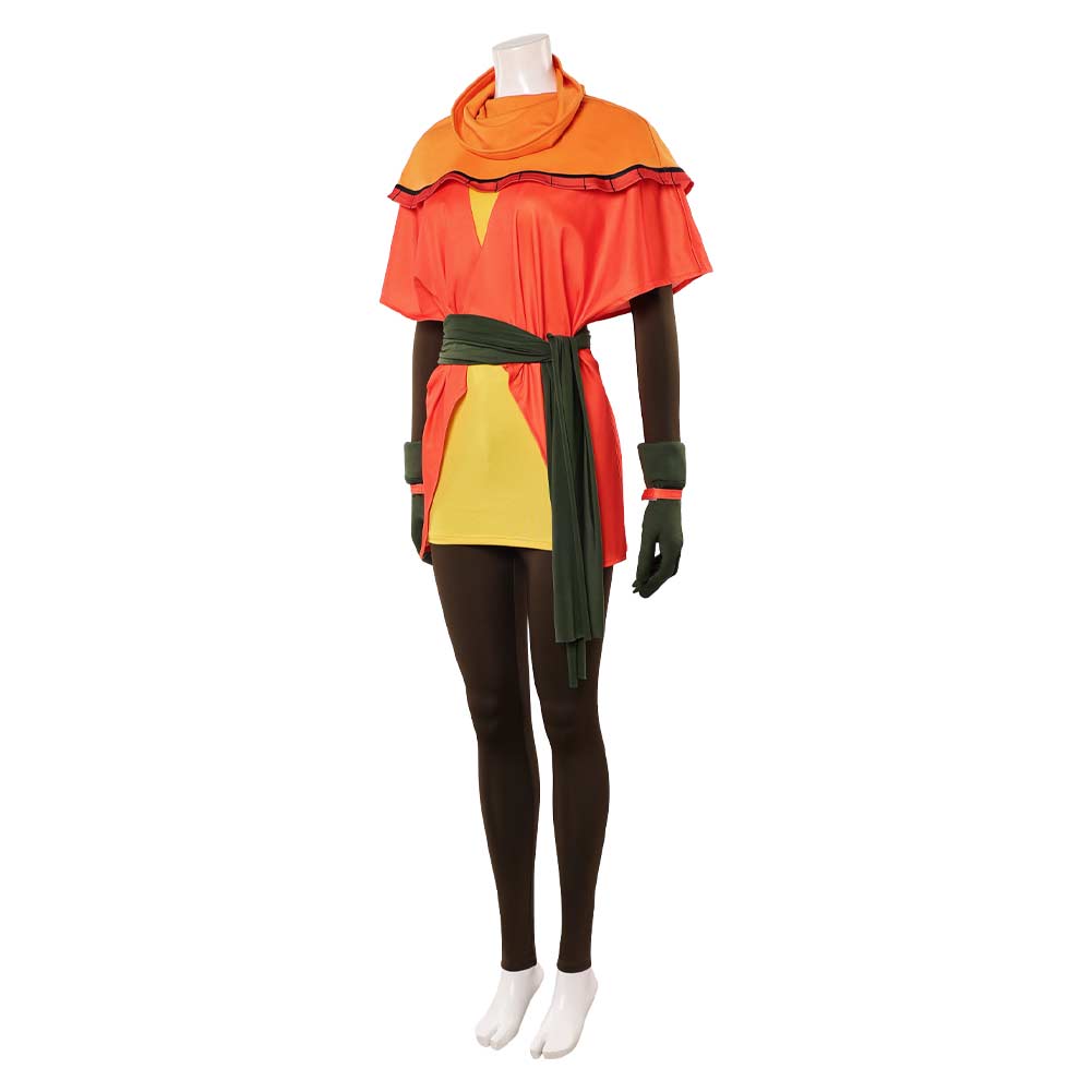 Cosplay Costume Rogue X-Men '97 Saison 2(2026) TV Cosplay Tenue Orange et Jaune Femme