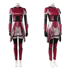 Cosplay Costume Rook Kast Maul: Seigneur de l'Ombre(2026) TV Cosplay Tenue Rouge et Noire Femme