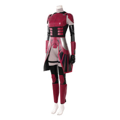 Cosplay Costume Rook Kast Maul: Seigneur de l'Ombre(2026) TV Cosplay Tenue Rouge et Noire Femme