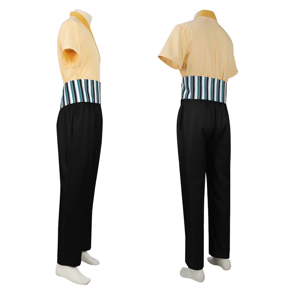 Cosplay Costume Roronoa Zoro One Piece Live Action 2(2026) TV Cosplay Tenue Noire et Beige Homme