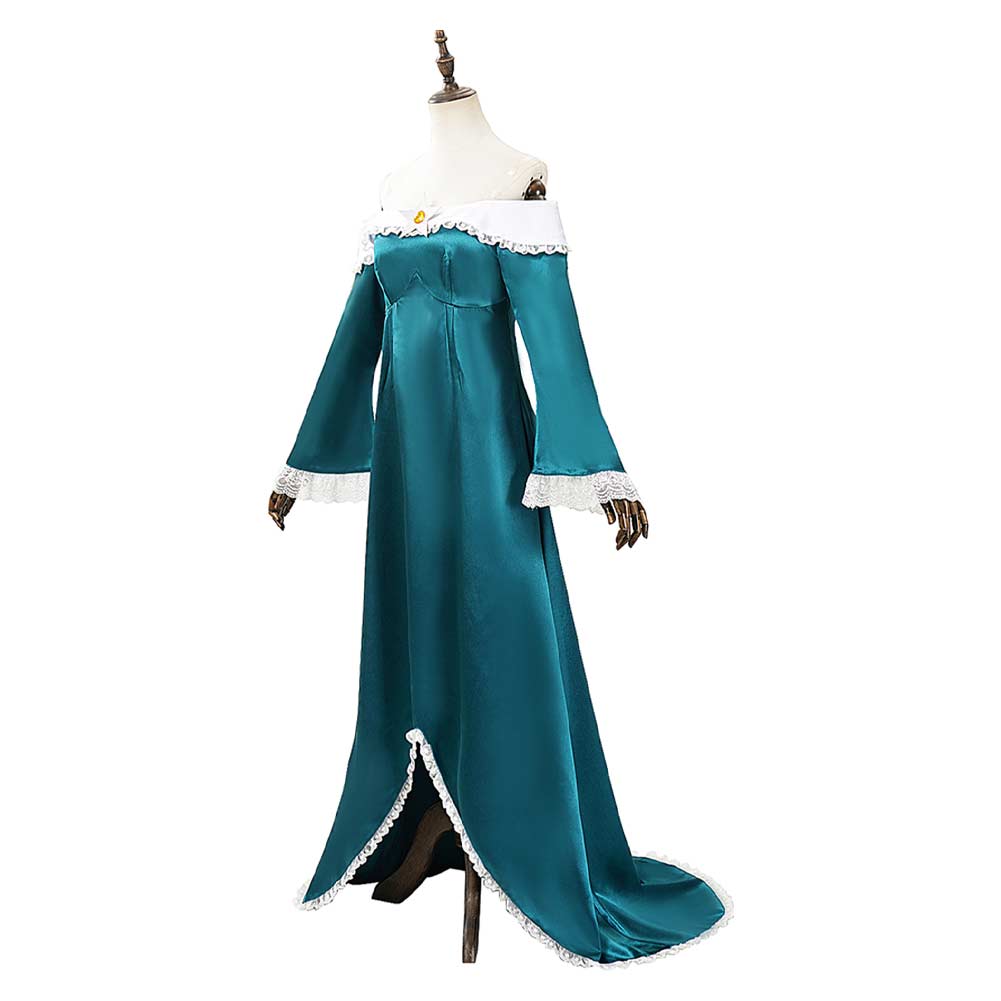 Cosplay Costume Rosalina The Super Mario Galaxy Movie(2026) Film Cosplay Robe Cyan Femme