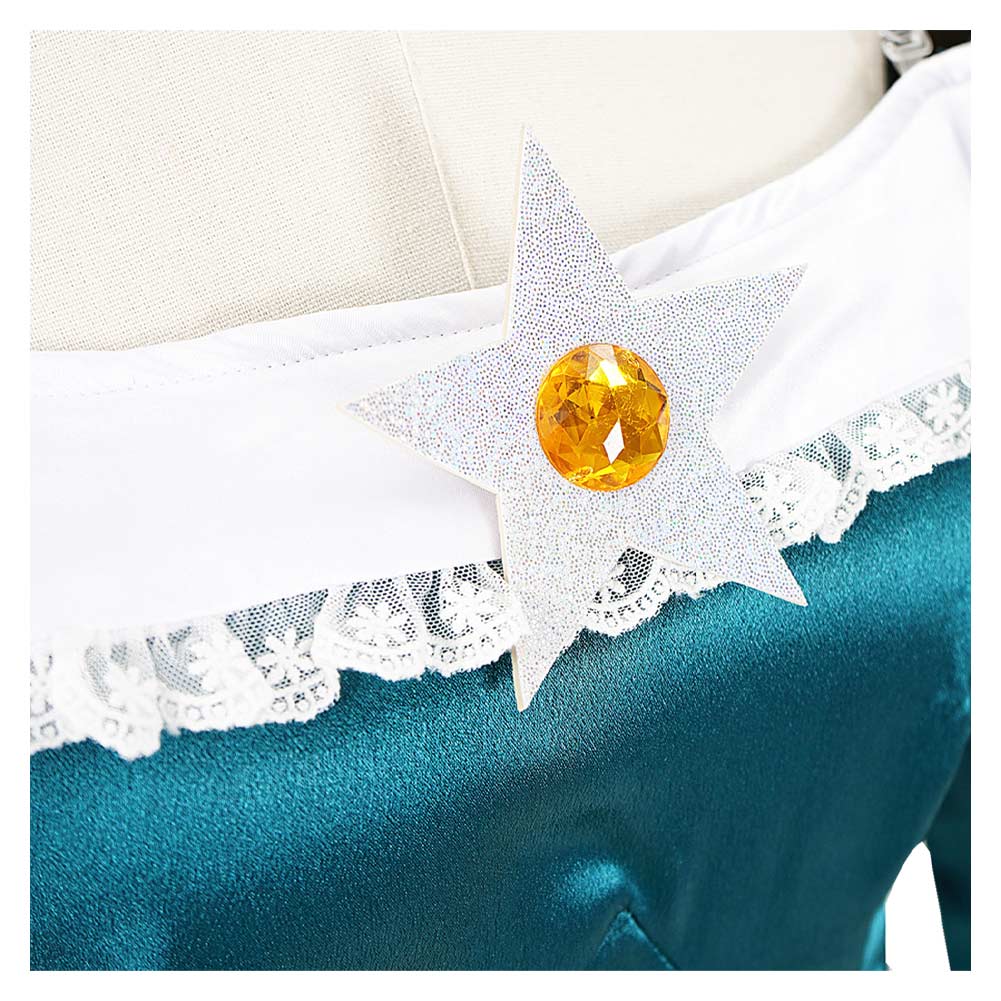 Cosplay Costume Rosalina The Super Mario Galaxy Movie(2026) Film Cosplay Robe Cyan Femme