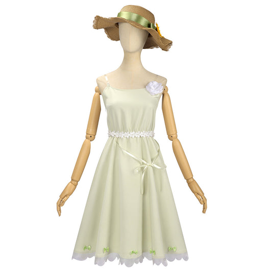 Cosplay Costume Ruri Hazakura Shunkashuutou Daikousha: Haru no Mai(2026) Cosplay Robe Beige Femme