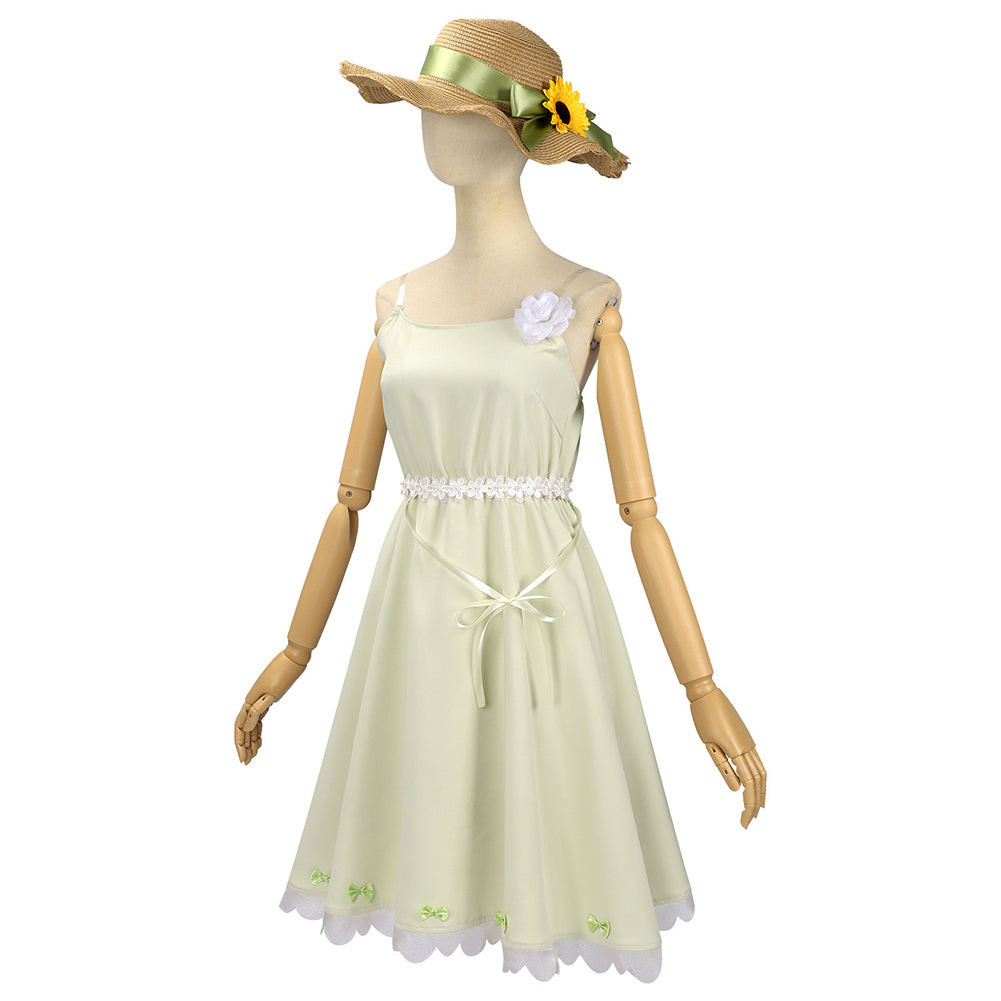 Cosplay Costume Ruri Hazakura Shunkashuutou Daikousha: Haru no Mai(2026) Cosplay Robe Beige Femme