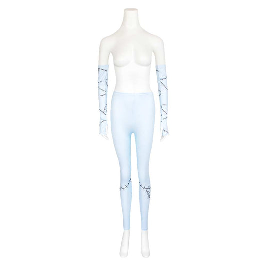 Cosplay Costume Sally The Nightmare Before Christmas(1993) Film Cosplay Pantalon et Manchons Femme