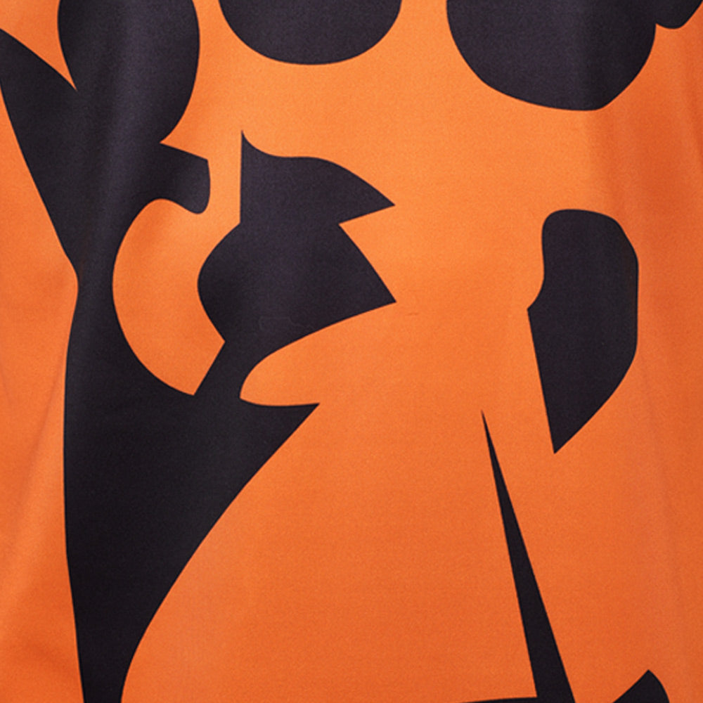 Cosplay Costume Sanji One Piece Live Action 2(2026) TV Cosplay Chemise Polo Orange Homme