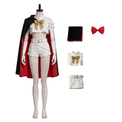 Cosplay Costume Sapphire The Ribbon Hero(2026) Anime Cosplay Tenue Blanche et Noire Femme