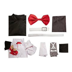 Cosplay Costume Sapphire The Ribbon Hero(2026) Anime Cosplay Tenue Blanche et Noire Femme Ver.2
