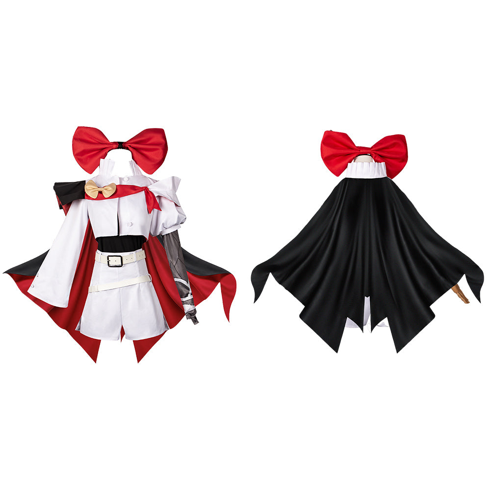 Cosplay Costume Sapphire The Ribbon Hero(2026) Anime Cosplay Tenue Blanche et Noire Femme Ver.2