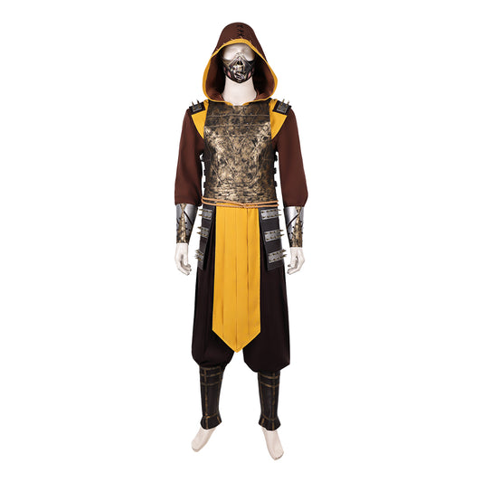 Cosplay Costume Scorpion Mortal Kombat 2(2026) Film Cosplay Tenue Marron et Noire Homme