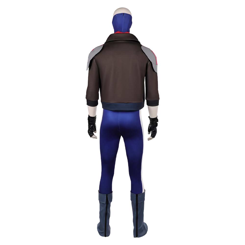 Cosplay Costume Scott Summers X-Men '97 Saison 2(2026) TV Cosplay Combinaison Bleue+Veste Homme