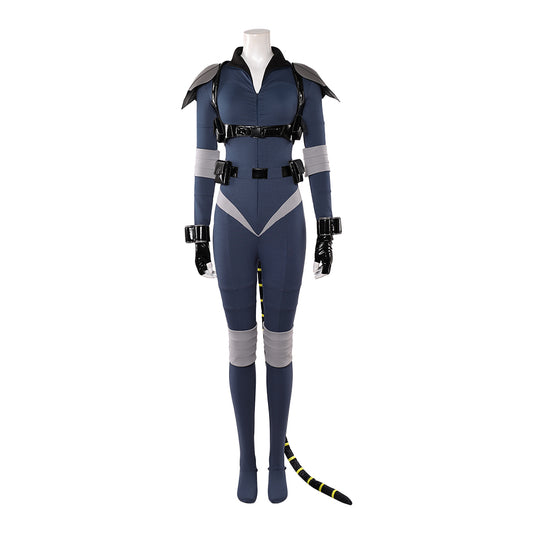 Cosplay Costume Selina Kyle Absolute Catwoman #1(2026) Bande Dessinée Cosplay Tenue Bleue Femme