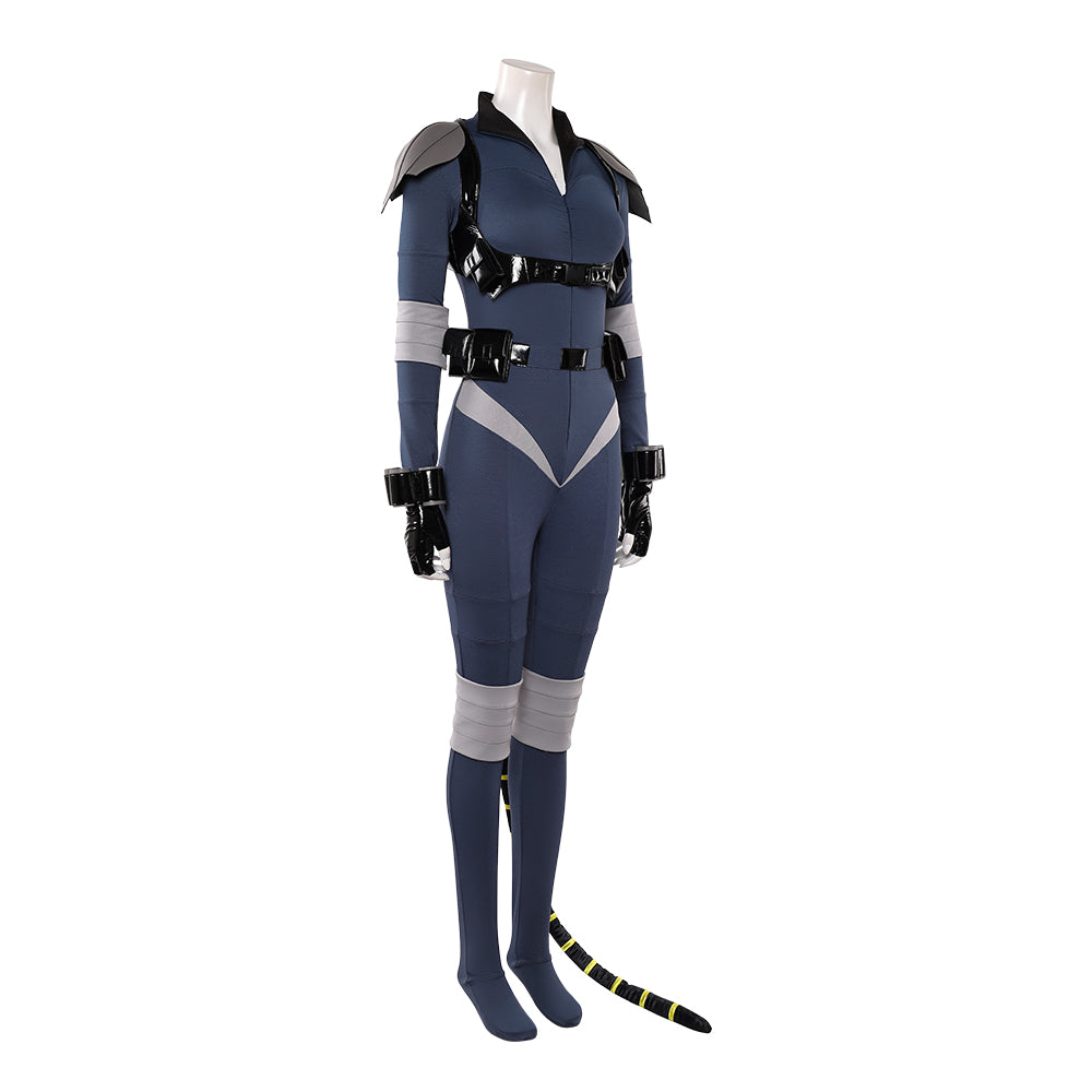 Cosplay Costume Selina Kyle Absolute Catwoman #1(2026) Bande Dessinée Cosplay Tenue Bleue Femme