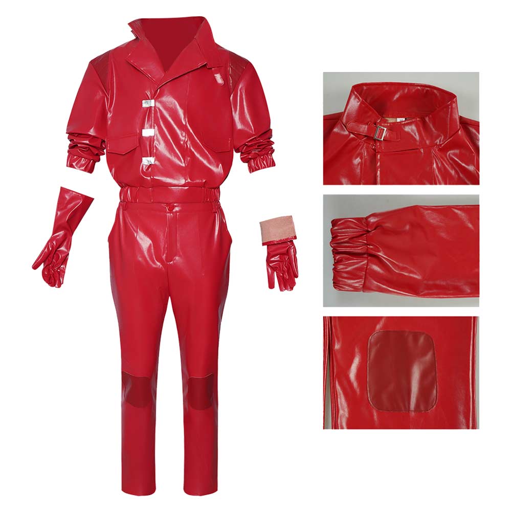 Cosplay Costume Shotaro Kaneda Akira Live Action(2026) Film Cosplay Tenue Rouge Homme