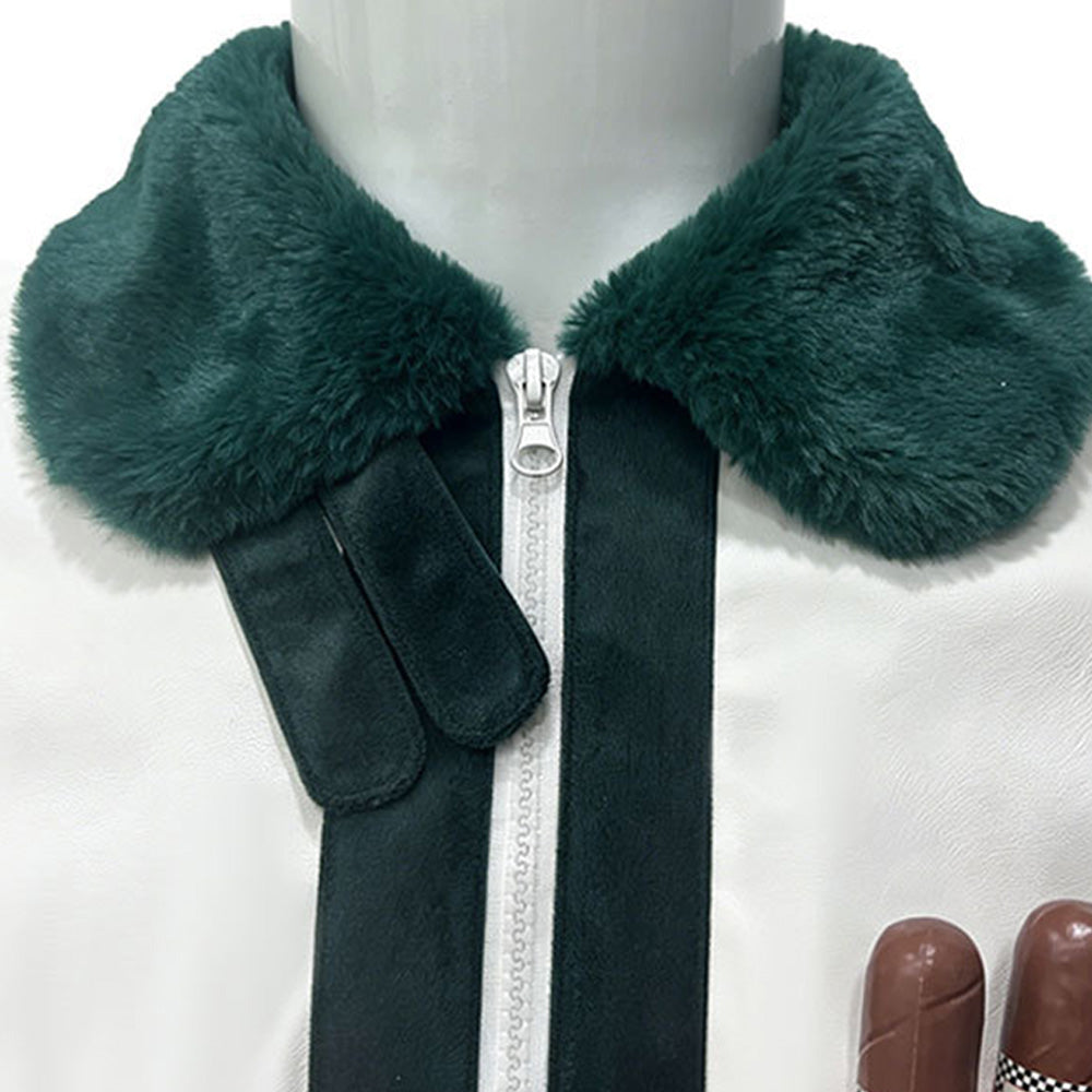 Cosplay Costume Smoker One Piece Live Action 2(2026) TV Cosplay Veste Blanche Homme