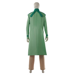 Cosplay Costume Steven Steel JJBA 7(2026) Anime Cosplay Tenue Verte Homme