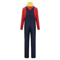 Cosplay Costume Stinky Pete Film Cosplay Tenue Bleue et Rouge Homme