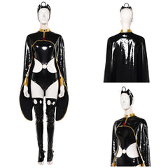 Cosplay Costume Storm X-Men '97 Saison 2(2026) TV Cosplay Tenue Noire de Cuir Femme