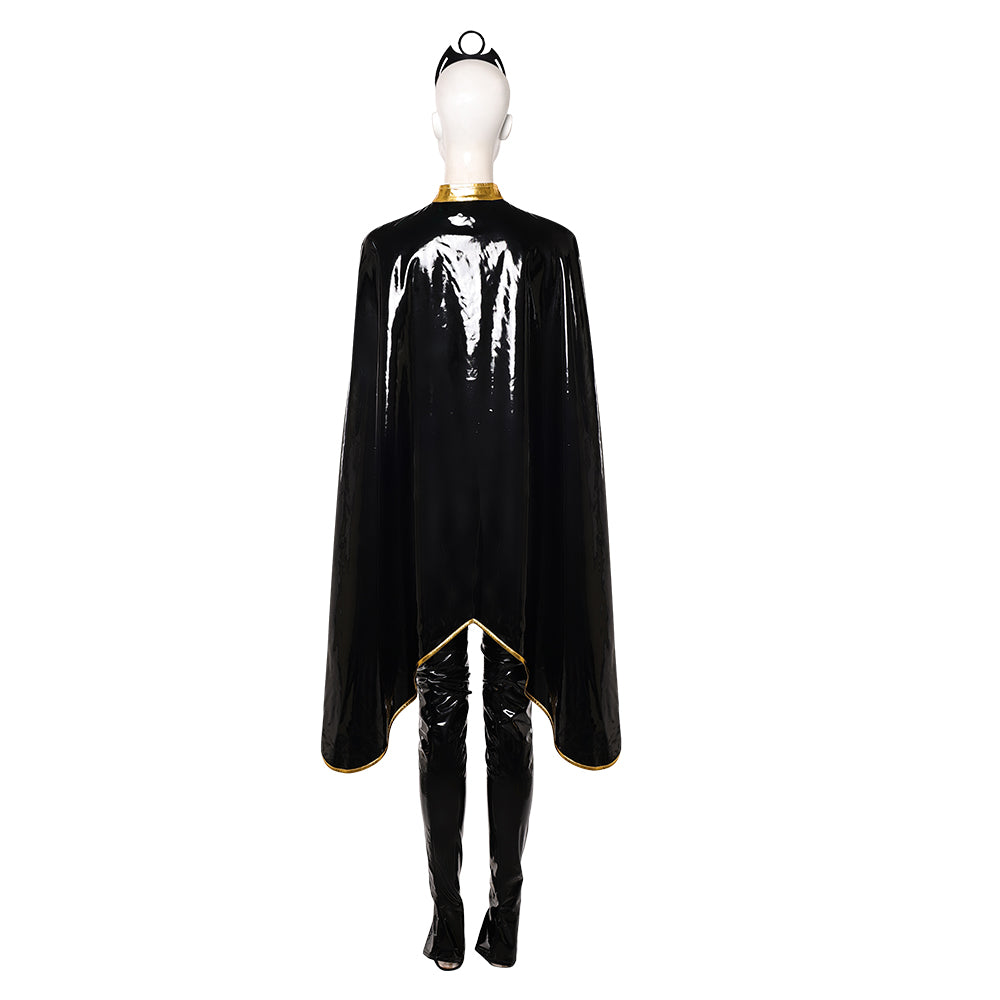 Cosplay Costume Storm X-Men '97 Saison 2(2026) TV Cosplay Tenue Noire de Cuir Femme