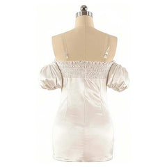 Cosplay Costume Sua Alien Stage Anime Cosplay Robe Blanche Femme