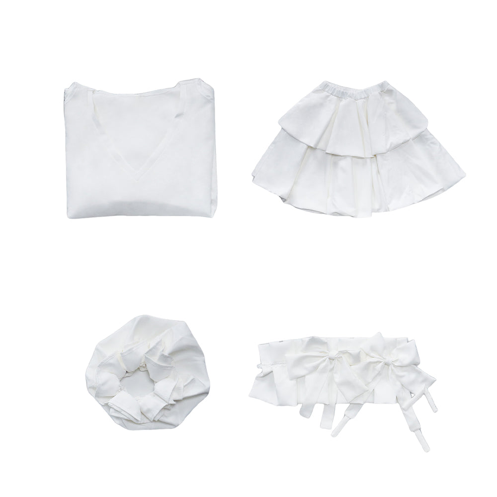 Cosplay Costume Sua Alien Stage(2026) TV Cosplay Tenue Blanche Femme