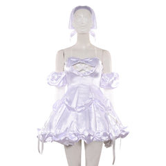 Cosplay Costume Sua Zombie Stage Alien Stage(2026) TV Cosplay Robe Blanche Femme Ver.2
