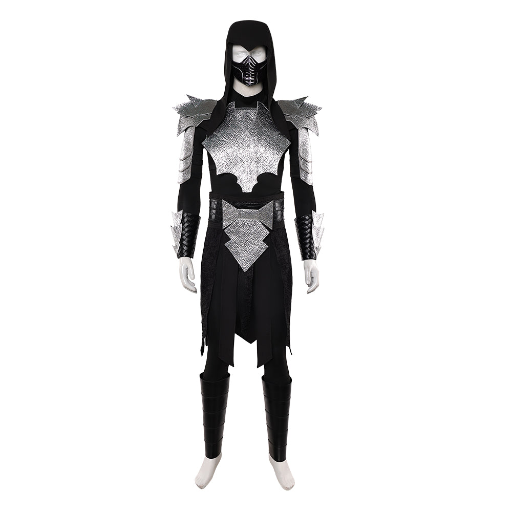 Cosplay Costume Sub Zero Mortal Kombat 2 Film Cosplay Tenue Noire Homme