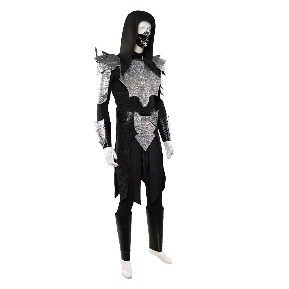 Cosplay Costume Sub Zero Mortal Kombat 2 Film Cosplay Tenue Noire Homme