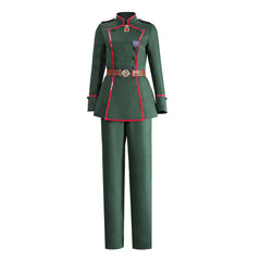 Cosplay Costume Tanya Von Degurechaff Saga of Tanya The Evil 2(2026) Anime Cosplay Tenue Verte Femme